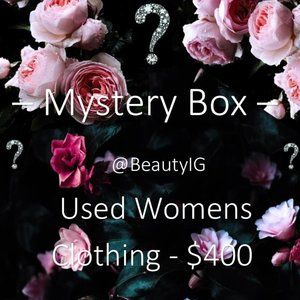 MYSTERY BOX – USED WOMEN’S CLOTHING / FUN FASHION: